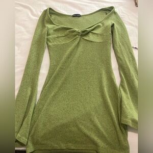 SHEIN green dress